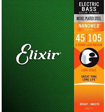 Elixir（エリクサー） / Nanoweb Light/Medium Long Scale 45-105
